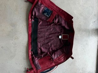 Chaqueta Cuero BMW Motorrad Schwabing Roja T.M