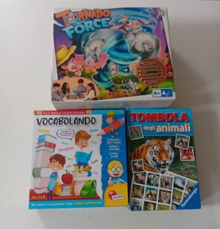 Set 3 Giochi da Tavolo per Bambini