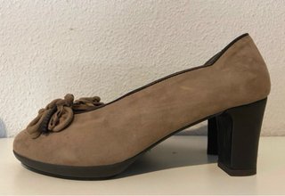 Argentia Tacones Marrones Beige