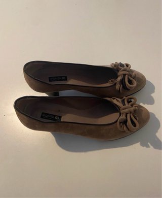 Argentia Tacones Marrones Beige