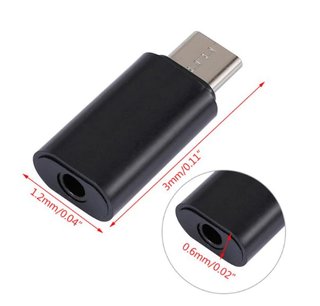 adattatore USB 3.1 Type-C uscita jack audio cuffie