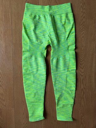 Mallas Prozis 3/4 amarillo flúor talla L