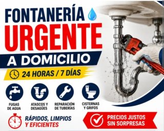 Fontanero Urgente a Domicilio