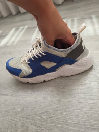 Zapatillas Huarache Azul/Blanco