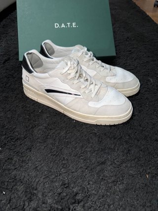 Sneakers D.A.T.E. bianche e nere
