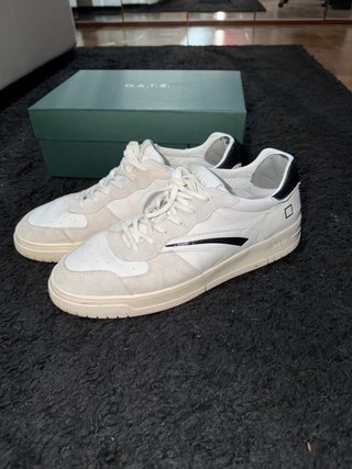 Sneakers D.A.T.E. bianche e nere