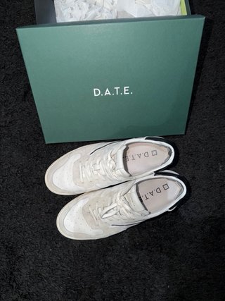 Sneakers D.A.T.E. bianche e nere
