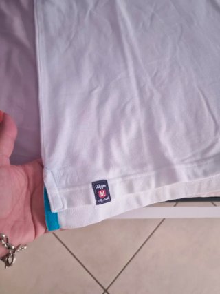 Polo Tommy Hilfiger Bianco Rosa XL