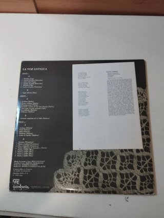 Vinilo Triple La Voz Humana