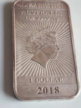 Onza Plata Dragón Australia 2018