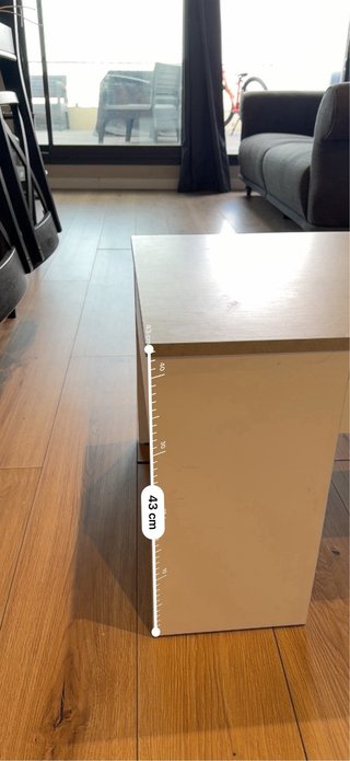 Mesa de centro elevable con almacenaje 101 cm