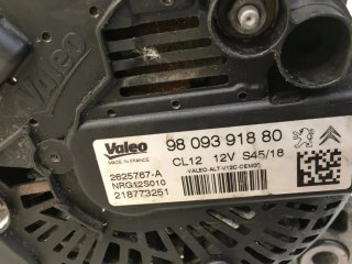 Alternador PSA 9809391880