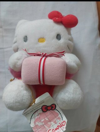 Peluche Hello Kitty Sanrio con regalo