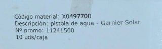 Mini lanzador o pistola de agua NUEVA