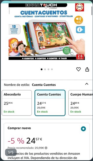 Cuenta Cuentos Educa Touch