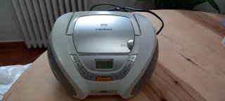 Radio CD USB Lauson Beige/Plata