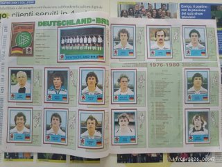 Album Panini "EURO 80" Ristampa completo