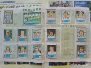 Album Panini "EURO 80" Ristampa completo
