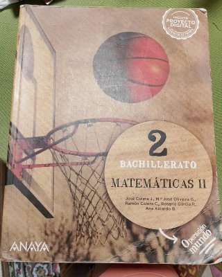 Matemáticas II. 2o de Bachillerato