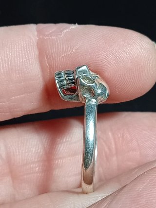Anillo Plata Ley Calavera