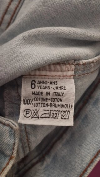 Gilet jeans bambina Lanv, 6 anni