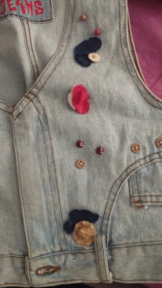 Gilet jeans bambina Lanv, 6 anni