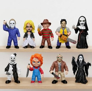 Figuras Terror 3D Chucky Freddy Jason Ghostface