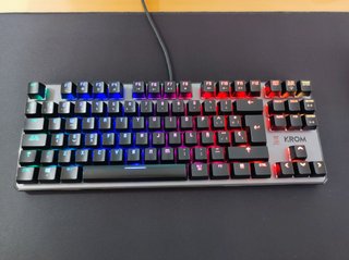 Teclado mecánico Krom Kernel TKL Outemu Red