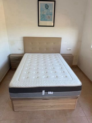 PACK  CAMA MATRIMONIAL COMPLETA:CANAPÉ + COLCHÓN