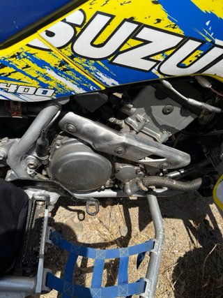 Suzuki LTZ 400 Quad Amarillo y Azul