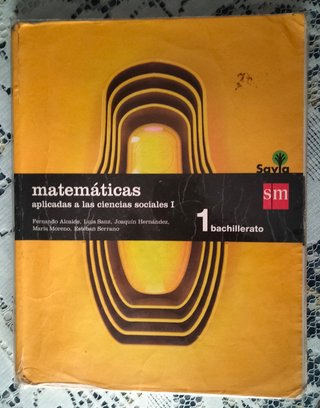 Matemáticas aplicadas a las ciencias sociales I...