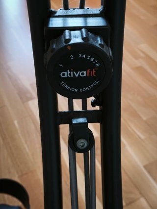 Bicicleta Estática Plegable Negra