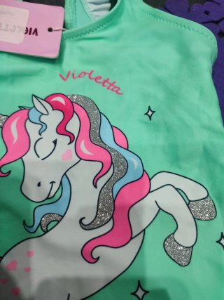 Costume da bagno unicorno tg 3/4 anni