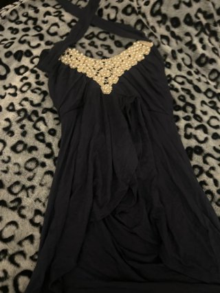 Top Wet Seal Vintage con Perlas