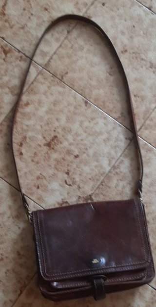 Borsa The Bridge in pelle marrone