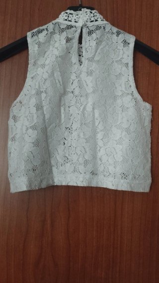 Top bambina Terranova pizzo