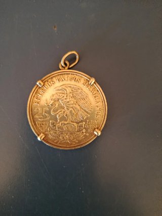 Moneda 25 pesos Juegos Olímpicos México 1968 Plata