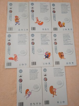 LOTE 8 LIBROS + PELUCHE DE RASI (blancos)