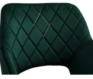 Juego 2 Sillas Comedor Terciopelo Verde
