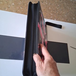 Carpeta clasificadora con cremallera