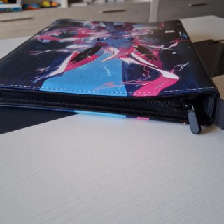 Carpeta clasificadora con cremallera
