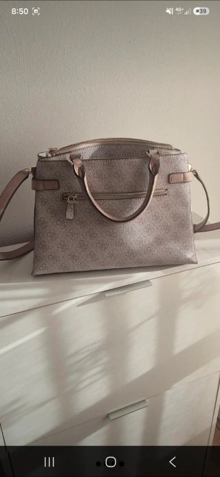 Bolso Guess Beige y Rosa