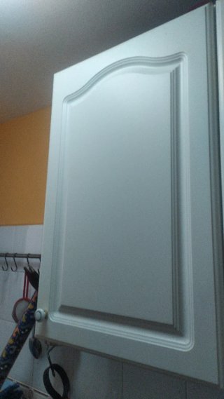 Puertas de armario de cocina blancas