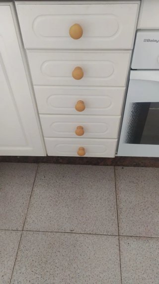 Puertas de armario de cocina blancas