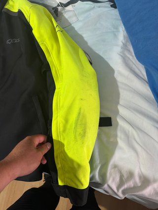 Chaqueta Moto Impermeable Negra y Flúor Alpinestar