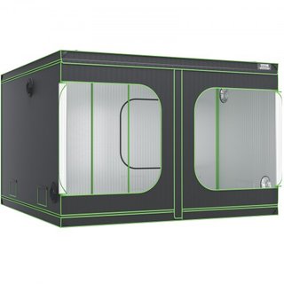 Carpa de Cultivo 10x10, 120'' x 120'' x 80'', Carpa Hidropónica de Mylar 600D de Alta Reflectividad con Ventana de Observación, Bolsa de Herramientas y Bandeja de Suelo para el Cultivo de Plantas ...