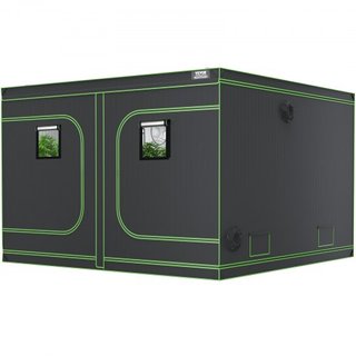 Carpa de Cultivo 10x10, 120'' x 120'' x 80'', Carpa Hidropónica de Mylar 600D de Alta Reflectividad con Ventana de Observación, Bolsa de Herramientas y Bandeja de Suelo para el Cultivo de Plantas ...