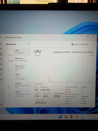 ASUS TUF Gaming F15 i7-10750H GTX 1650 16GB 1TB