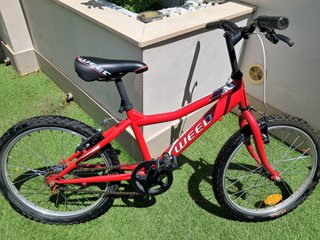 Bicicleta de montaña infantil roja WEED Extreme 20