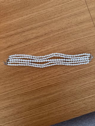 Collar de perlas Shein multicapa
